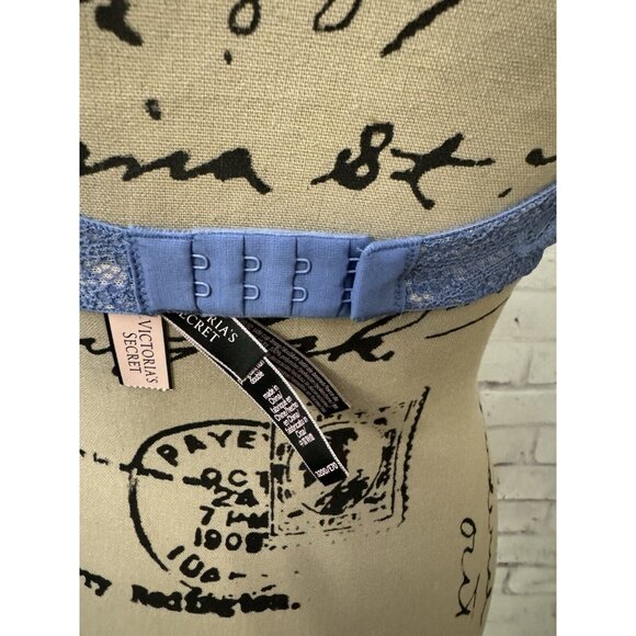 Victoria’s Secret 32DD Very Sexy Unlined Plunge Bra Corset Sides Lace New‎ W Tag - Picture 6 of 11